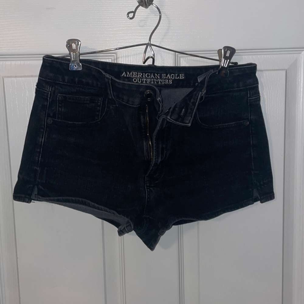 American eagle high waist jean shorts